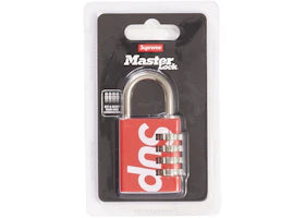 Supreme Masterlock Numeric Lock Red - vue 360