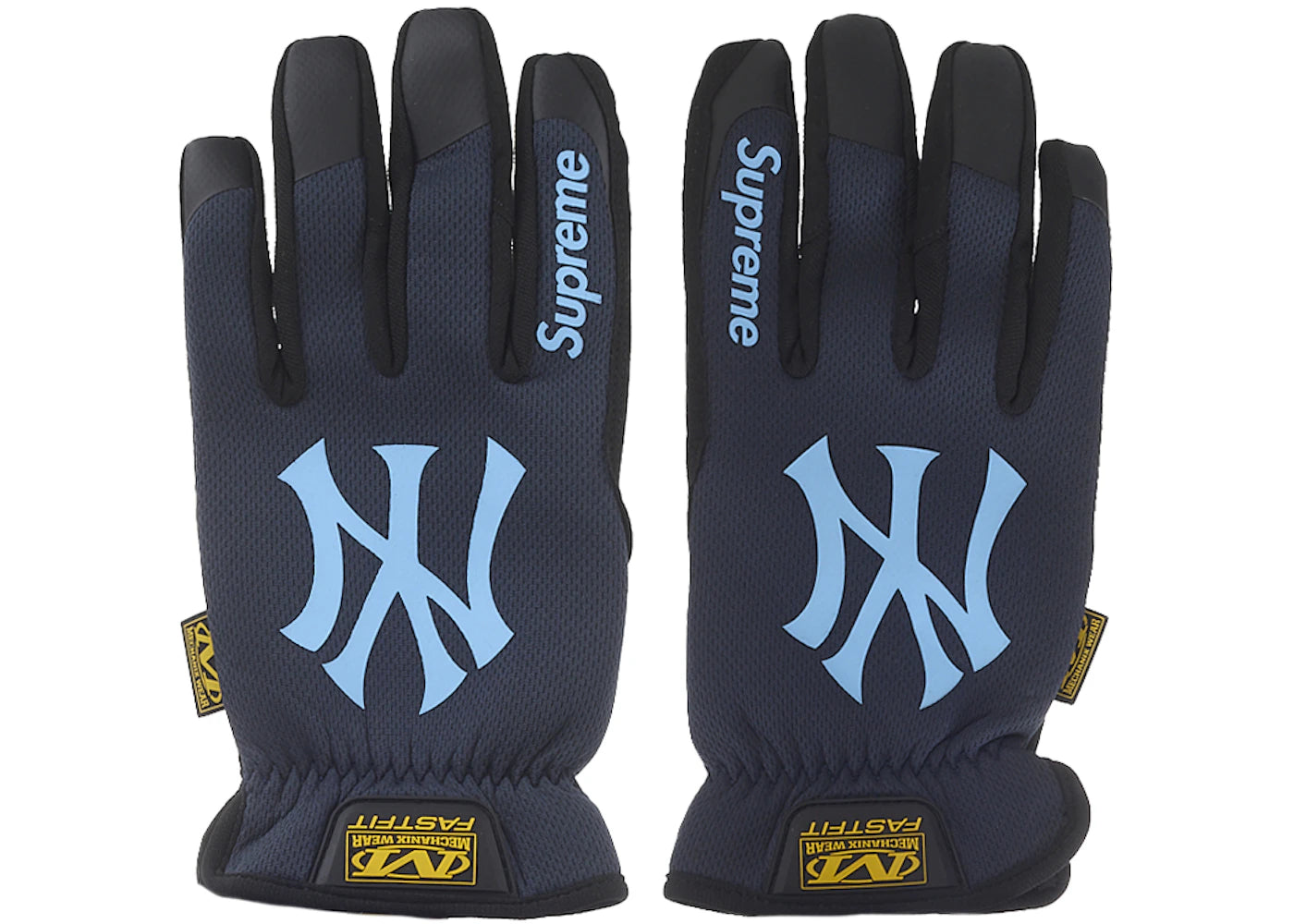 Supreme Mechanix FastFit MLB Teams Gloves Navy - vue 360