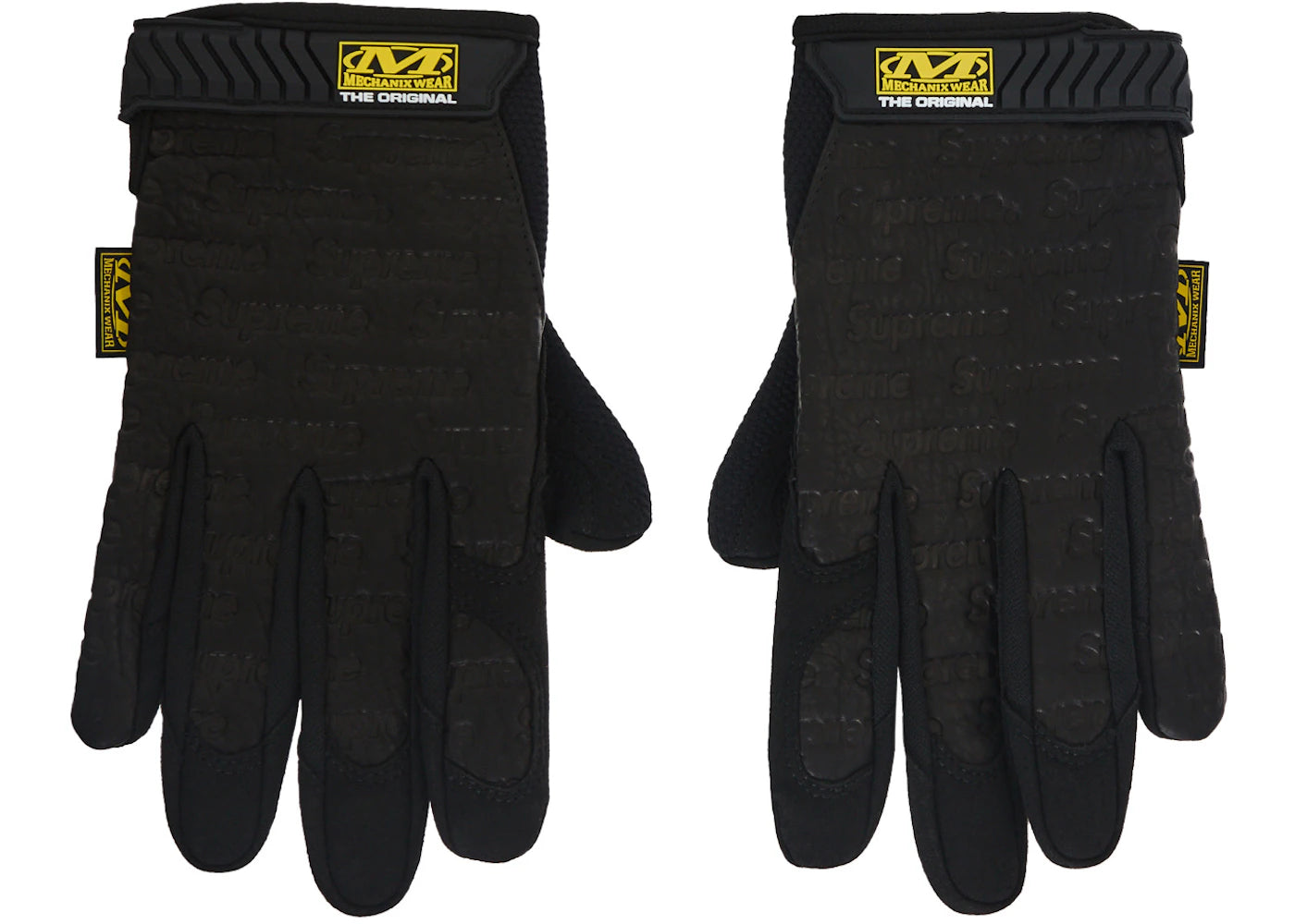 Supreme Mechanix Leather Work Gloves Black - vue secondaire A