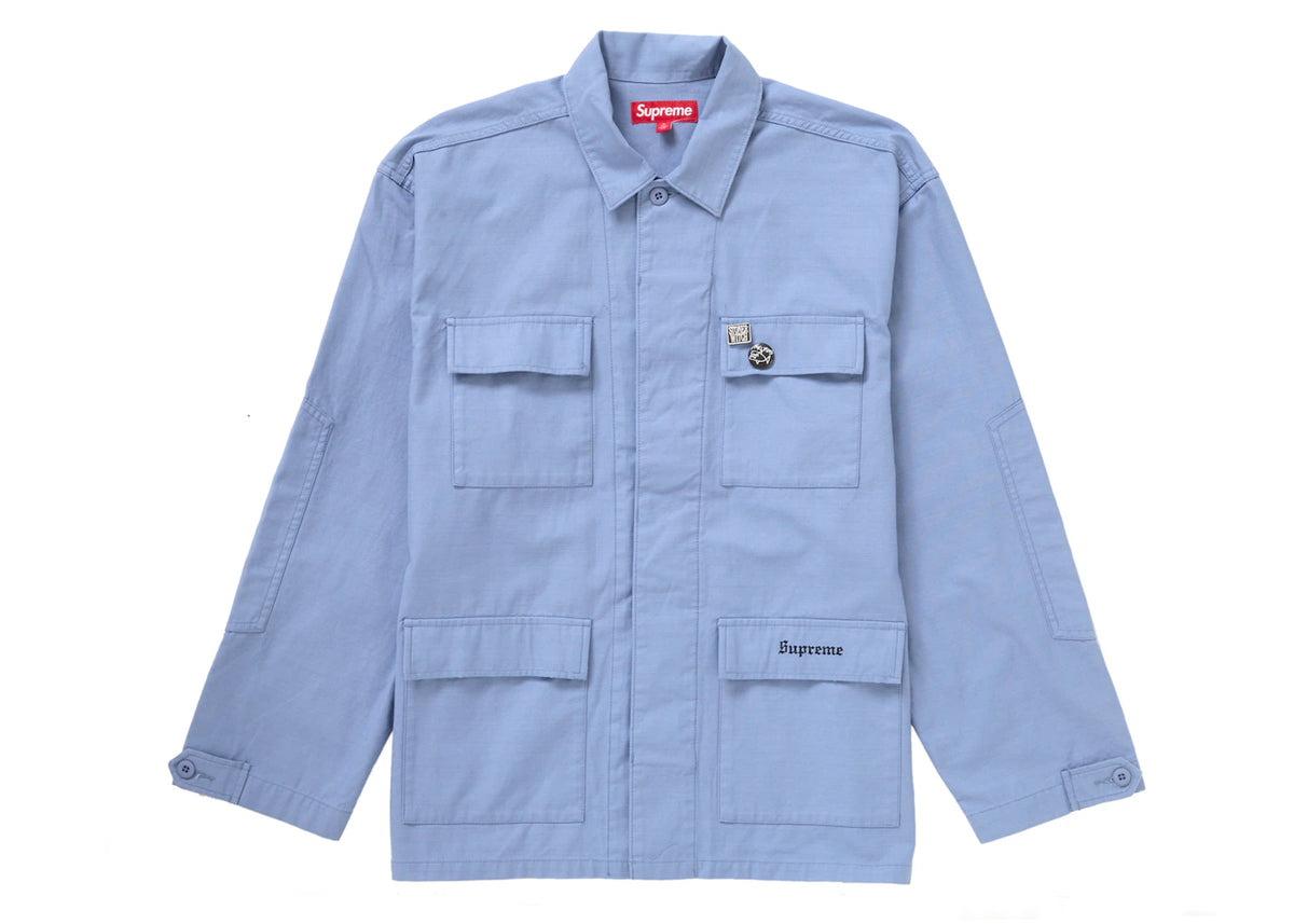 Supreme Melvins BDU Jacket Light Blue - vue secondaire B