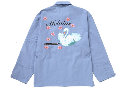 Supreme Melvins BDU Jacket Light Blue - apparel view 2