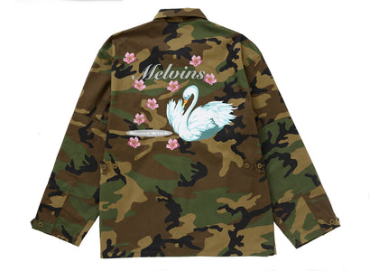 Supreme Melvins BDU Jacket Woodland Camo - apparel view 2