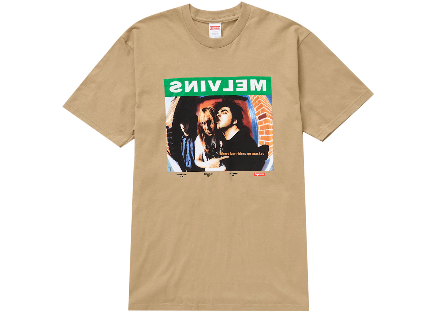 Supreme Melvins Prick Tee Khaki - vue secondaire A