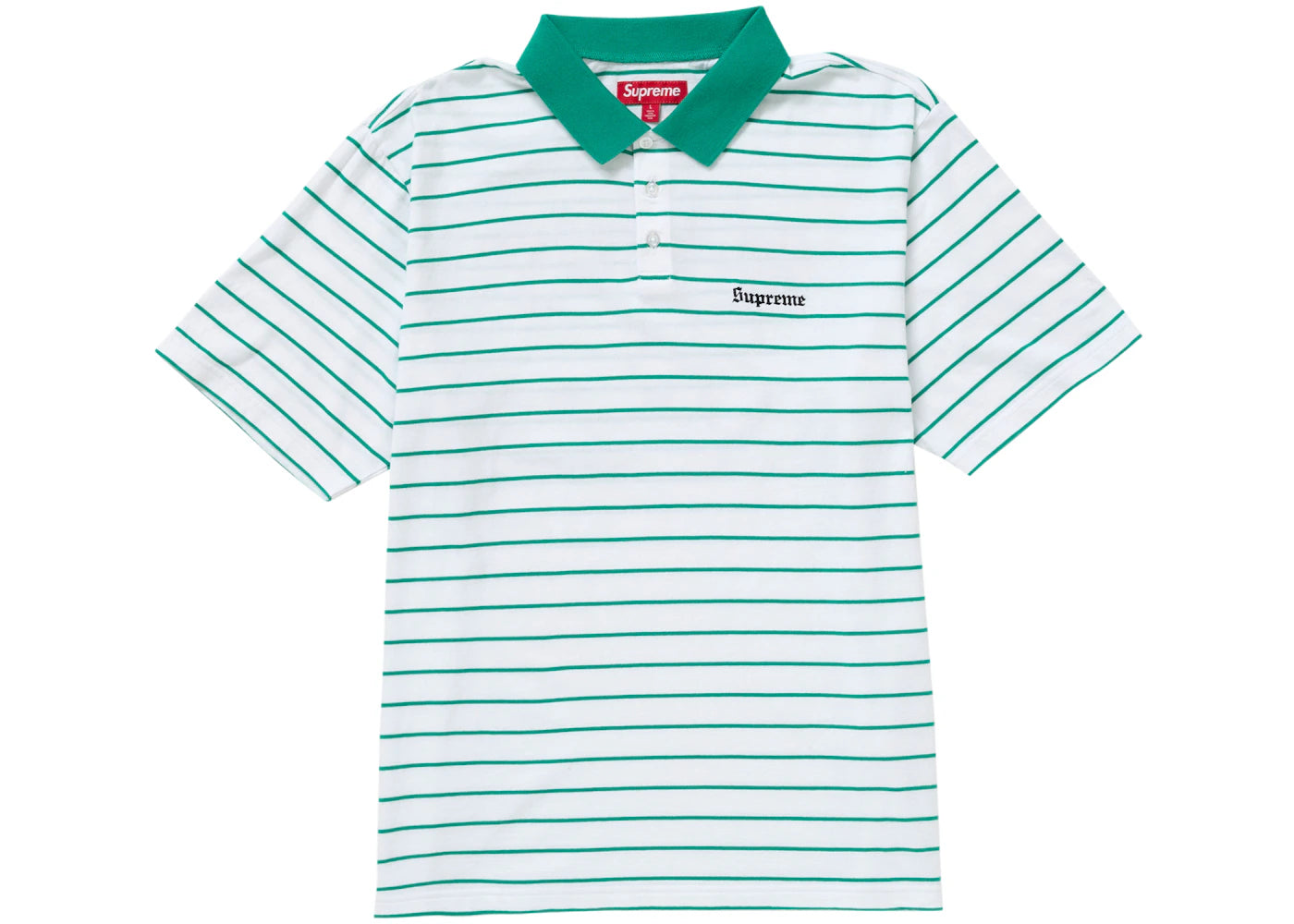 Supreme Melvins Stripe S S Polo White - vue secondaire A