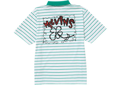 Supreme Melvins Stripe S S Polo White