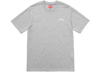 Supreme Mesh Arc Logo Tee Heather Grey