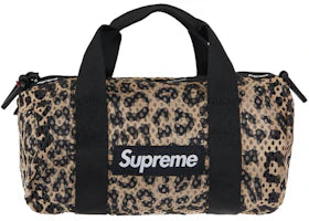 Supreme Mesh Mini Duffle Bag Leopard - vue 360