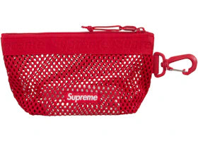 Supreme Mesh Mini Pouch Red