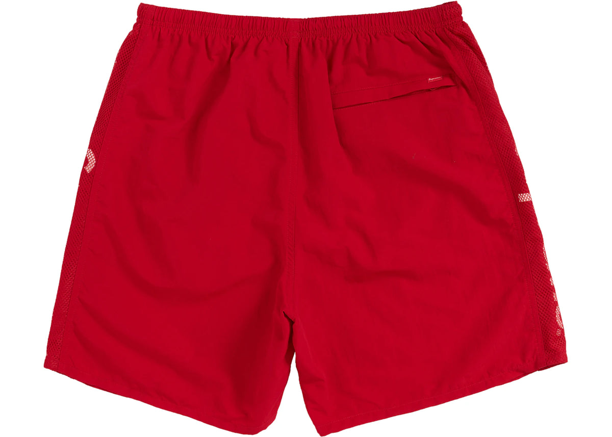 Supreme Mesh Panel Water Short Red - vue secondaire B