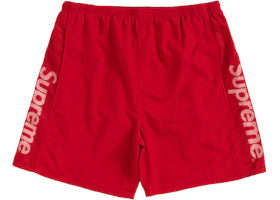 Supreme Mesh Panel Water Short Red