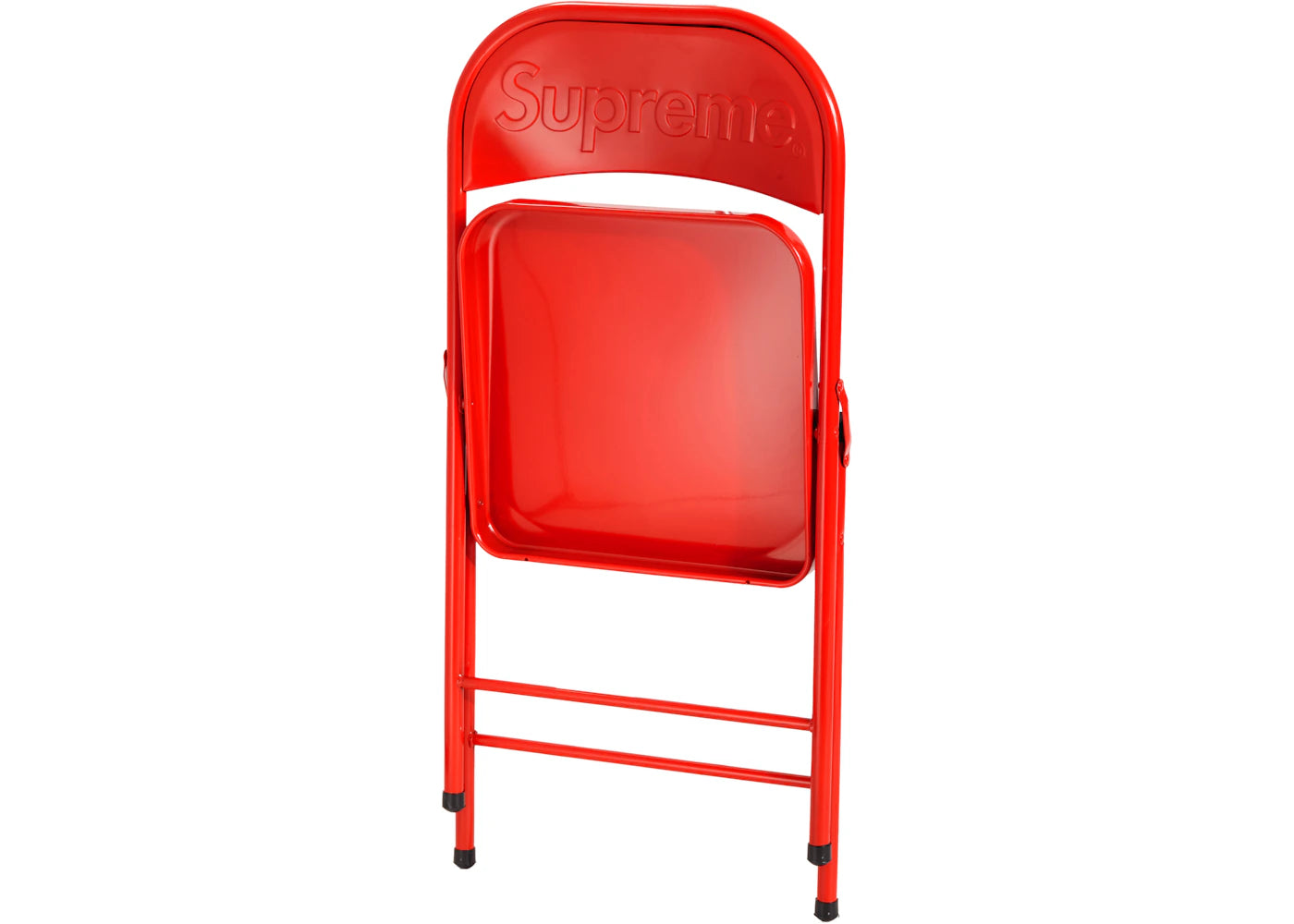 Supreme Metal Folding Chair Red - vue secondaire B
