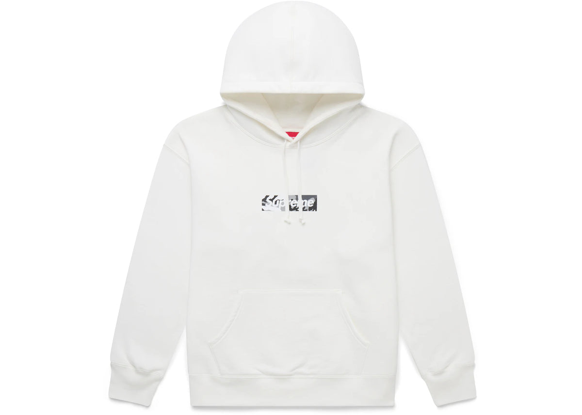 Supreme Miami Box Logo Sweatshirt White - vue 360