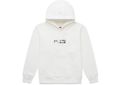 Supreme Miami Box Logo Sweatshirt White - apparel view 2