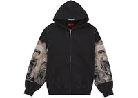 Supreme Michael Jackson Dangerous Zip Up Hooded Sweatshirt Black