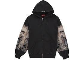 Supreme Michael Jackson Dangerous Zip Up Hooded Sweatshirt Black