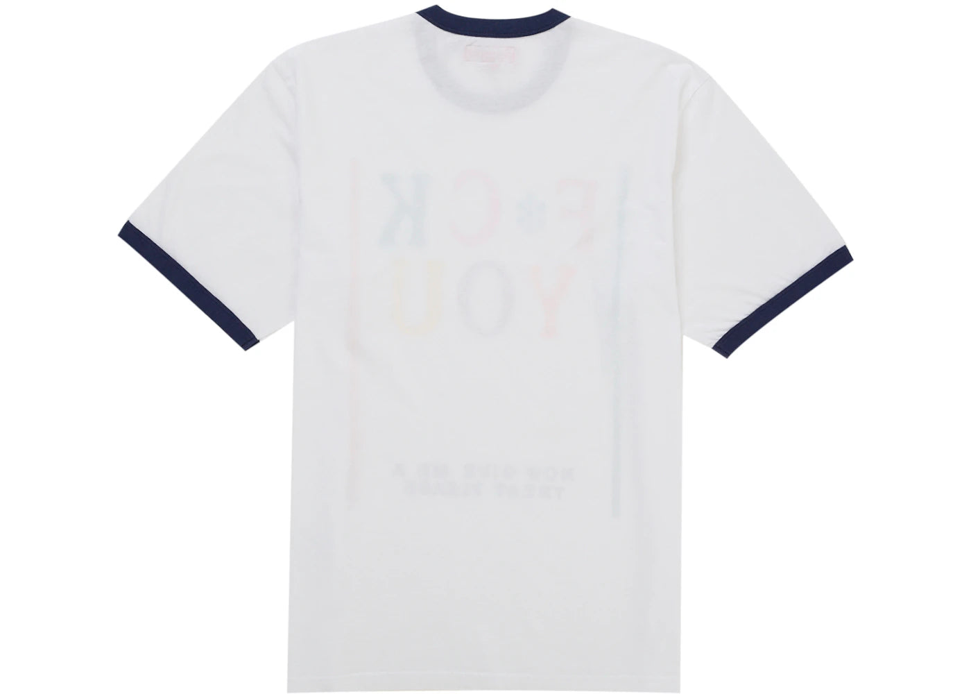 Supreme Mike Kelley Ringer Tee White - vue secondaire A