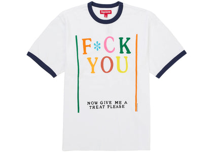 Supreme Mike Kelley Ringer Tee White - authentic Supreme product