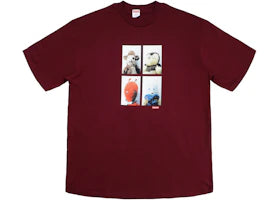 Supreme Mike Kelley AhhYouth! Tee Burgundy - vue 360