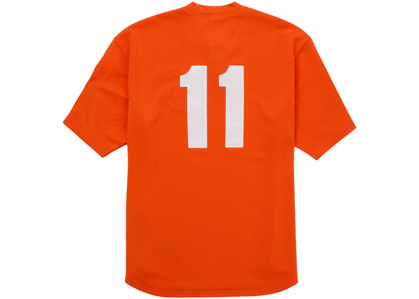 Supreme Milan Shop S Logo Baseball Henley Orange - vue secondaire B