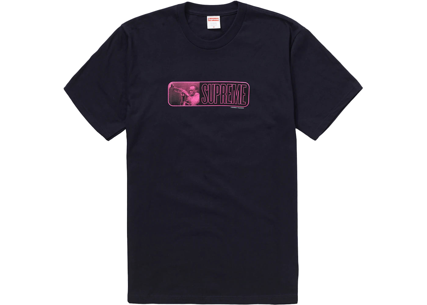 Supreme Miles Davis Tee Navy - vue secondaire A