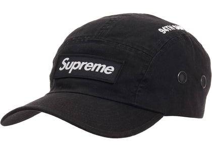 Supreme Military Camp Cap Cap (FW21) Black - product view 2