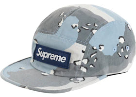 Supreme Military Camp Cap (SS20) Blue Chocolate Chip Camo - authentic Supreme product