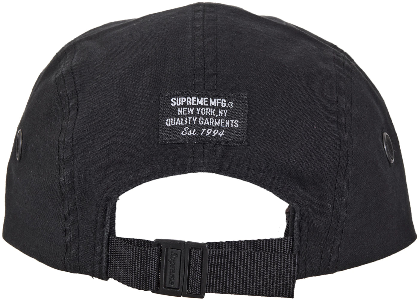 Supreme Military Camp Cap (SS25) Black - vue secondaire B