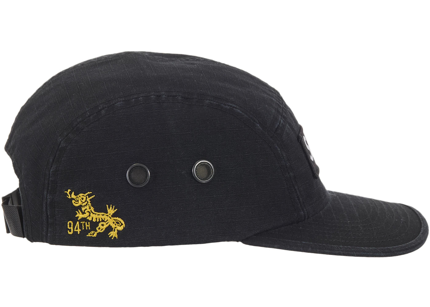Supreme Military Camp Cap (SS26) Black - vue secondaire B
