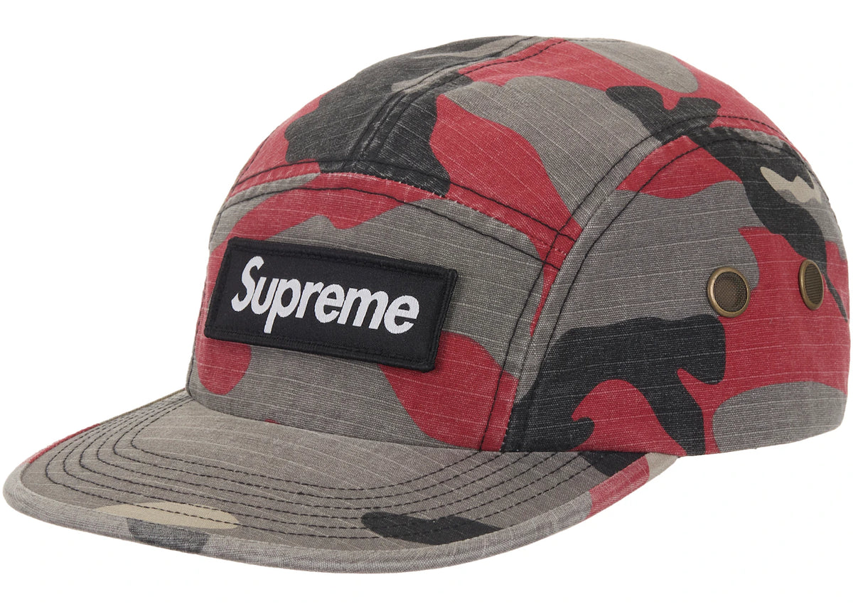 Supreme Military Camp Cap (SS26) Red Camo - vue secondaire A