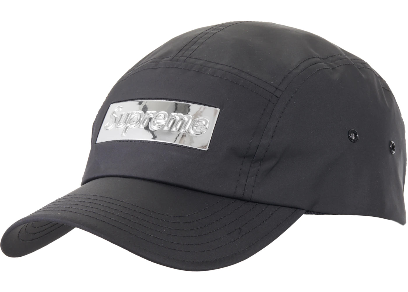 Supreme Mirror Camp Cap Black - vue secondaire A