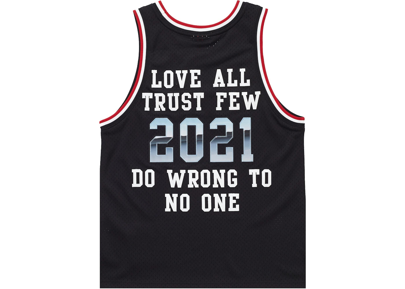 Supreme Mitchell & Ness Basketball Jersey Black - vue secondaire A