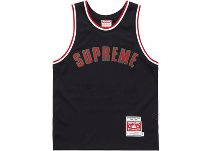 Supreme Mitchell & Ness Basketball Jersey Black - authentic Supreme apparel