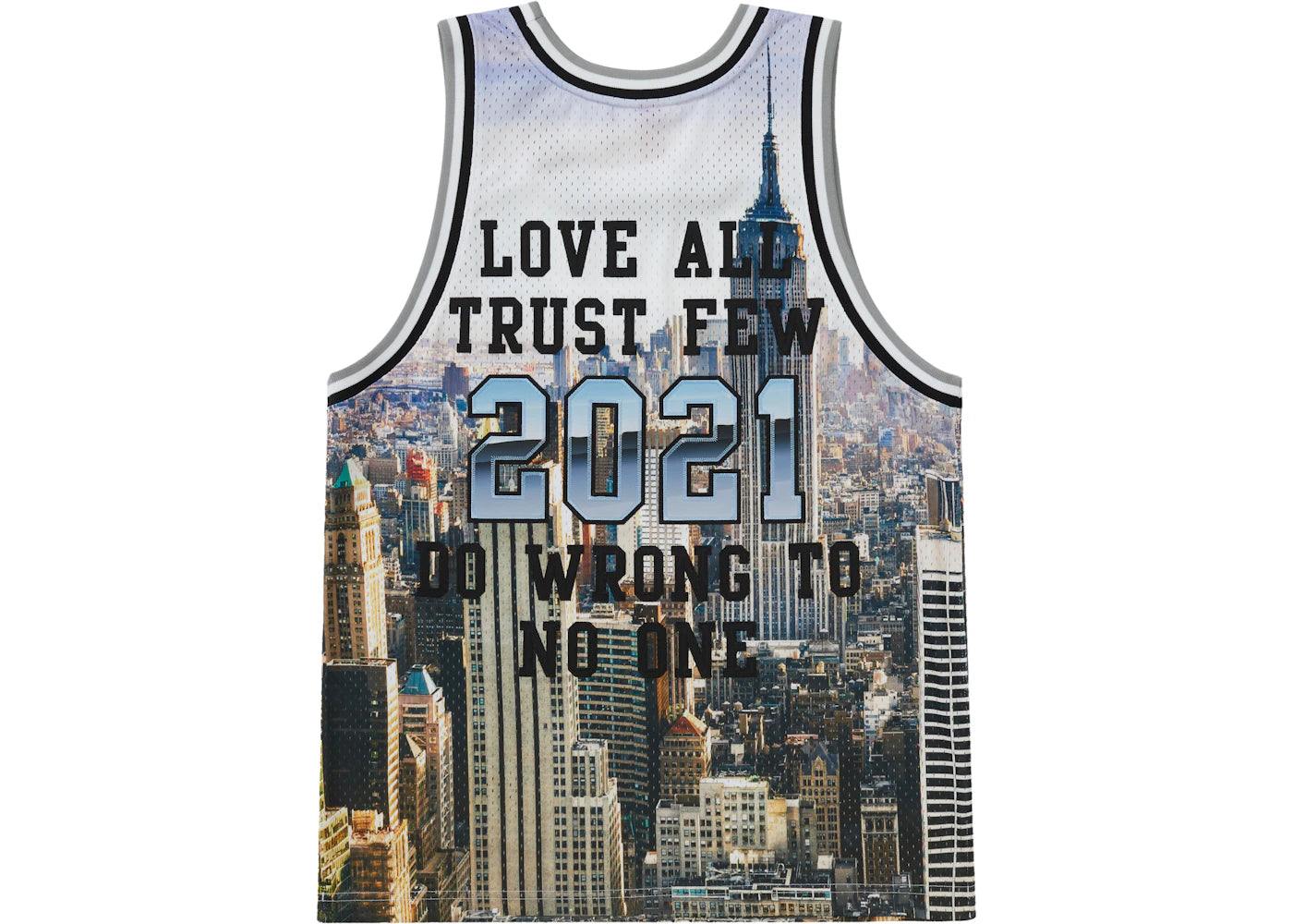 Supreme Mitchell & Ness Basketball Jersey Skyline - vue secondaire A