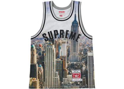 Supreme Mitchell & Ness Basketball Jersey Skyline - authentic Supreme apparel