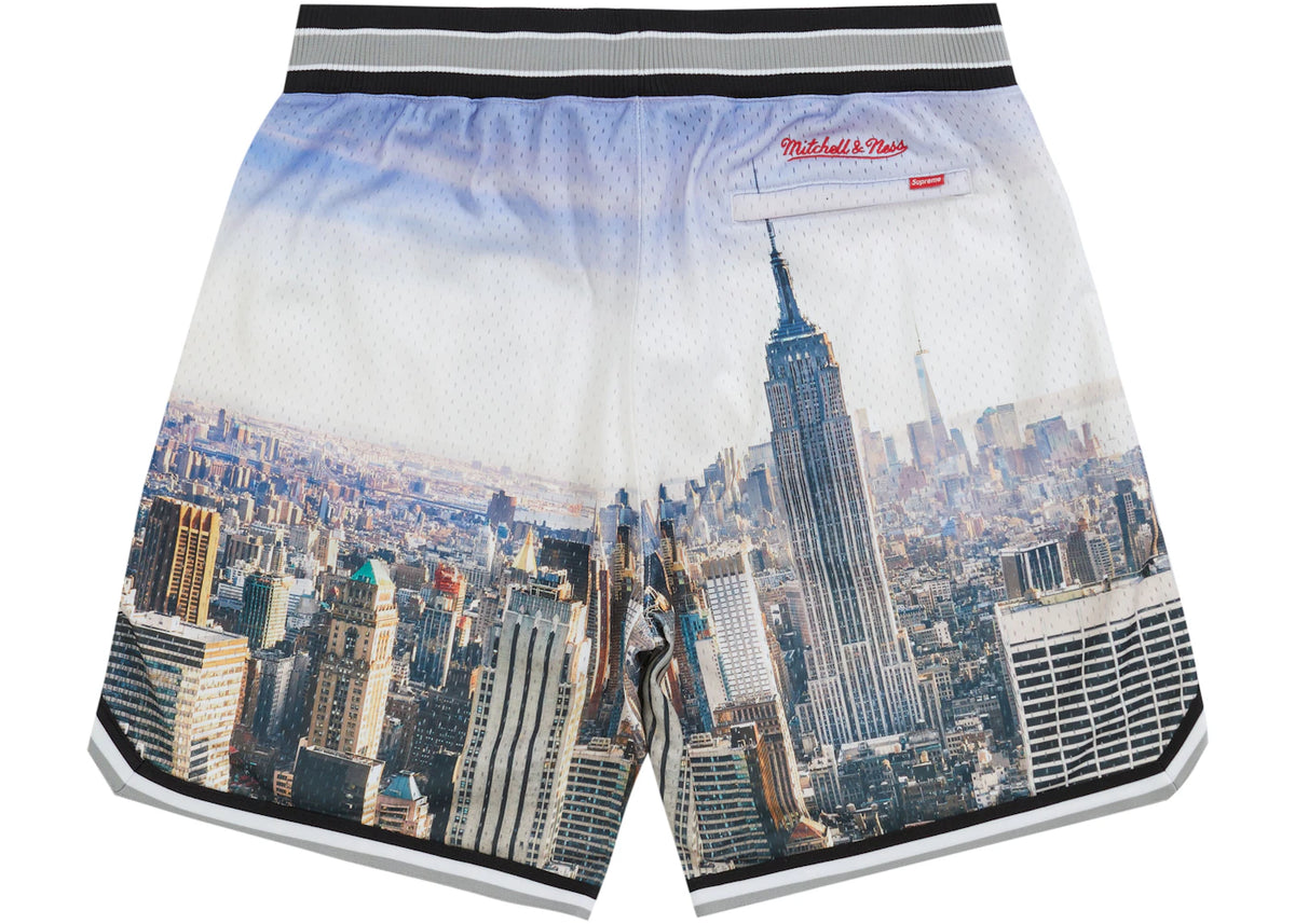 Supreme Mitchell & Ness Basketball Short Skyline - vue secondaire B