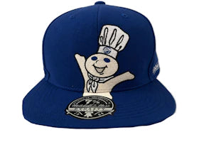Supreme Mitchell & Ness Doughboy Fitted 6-Panel Blue - vue 360