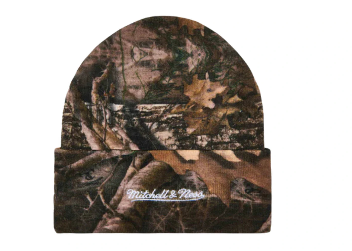 Supreme Mitchell & Ness NCAA Beanie Woodland Camo - vue secondaire B