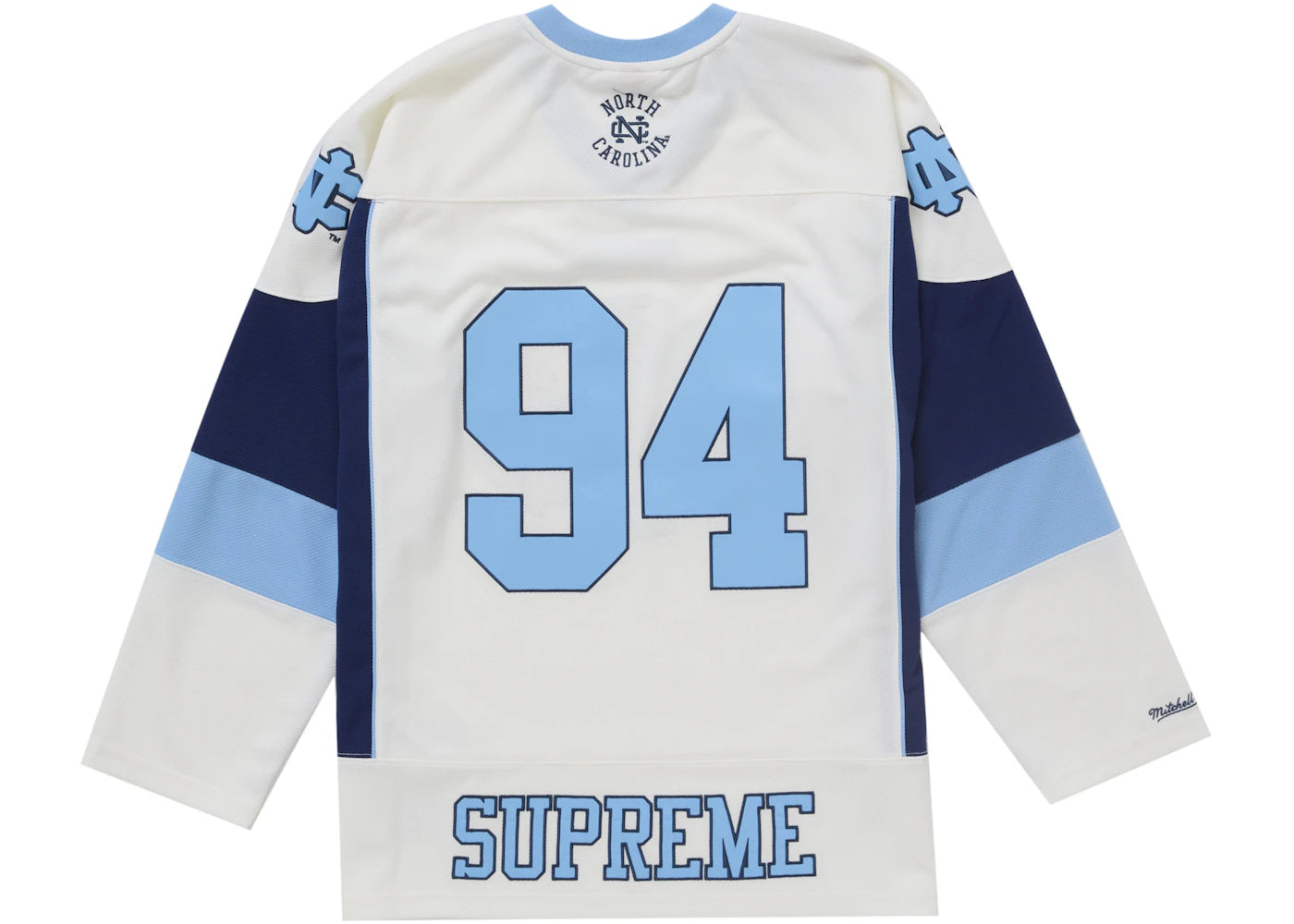 Supreme Mitchell & Ness NCAA Hockey Jersey White - vue secondaire B