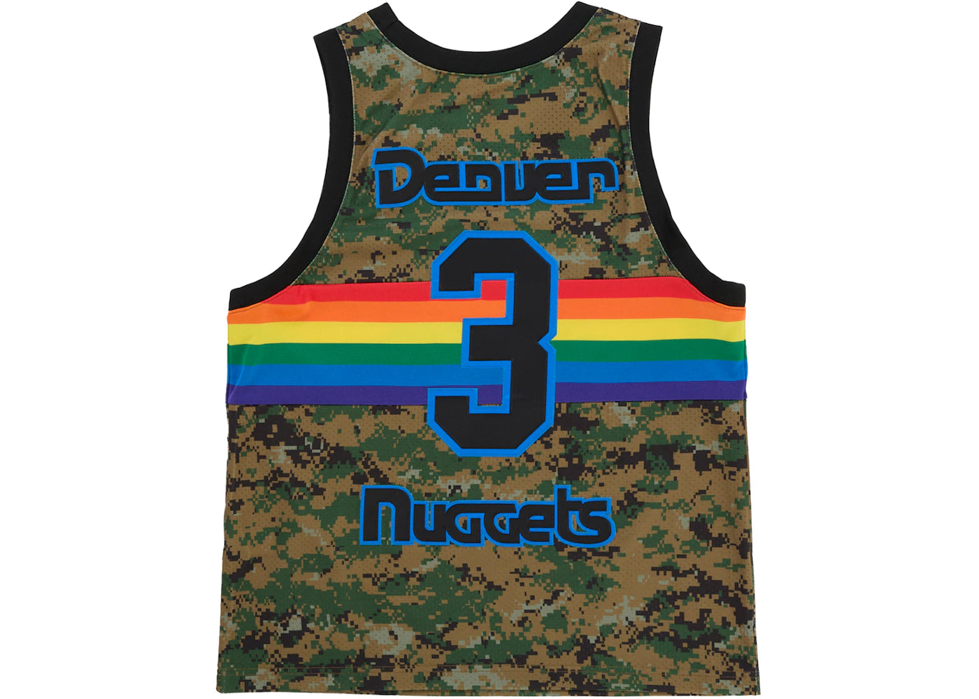 Supreme Mitchell & Ness Teams Basketball Jersey Digital Camo - vue secondaire B