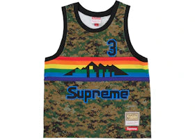 Supreme Mitchell & Ness Teams Basketball Jersey Digital Camo