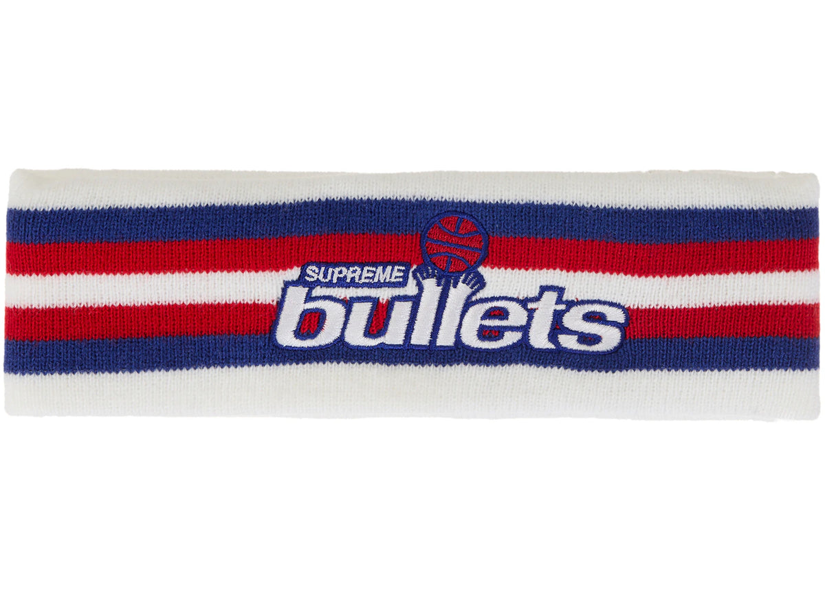 Supreme Mitchell & Ness Teams Headband White - vue secondaire A