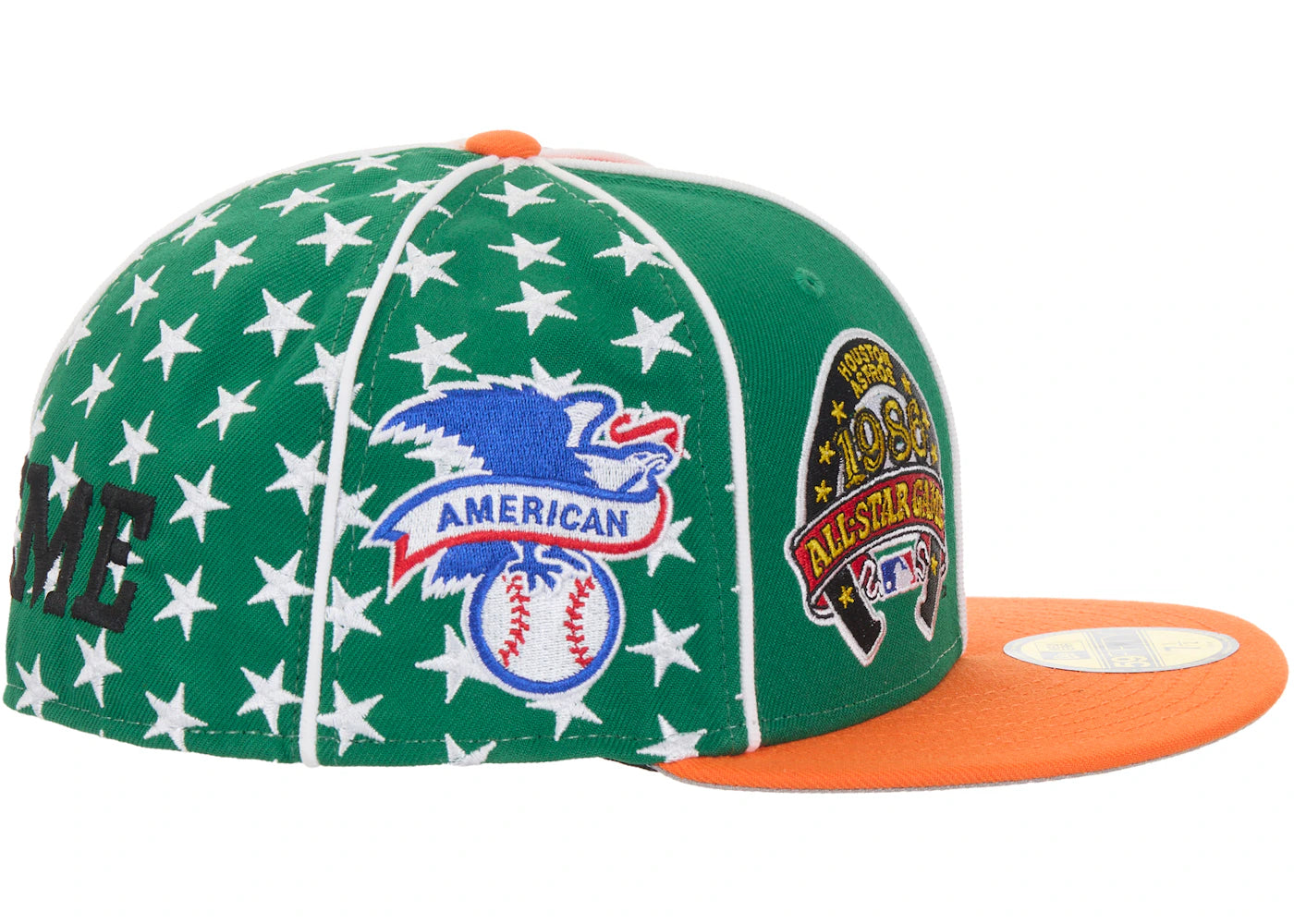 Supreme Mitchell & Ness Teams New Era 59Fifty Fitted Hat Orange - vue secondaire A