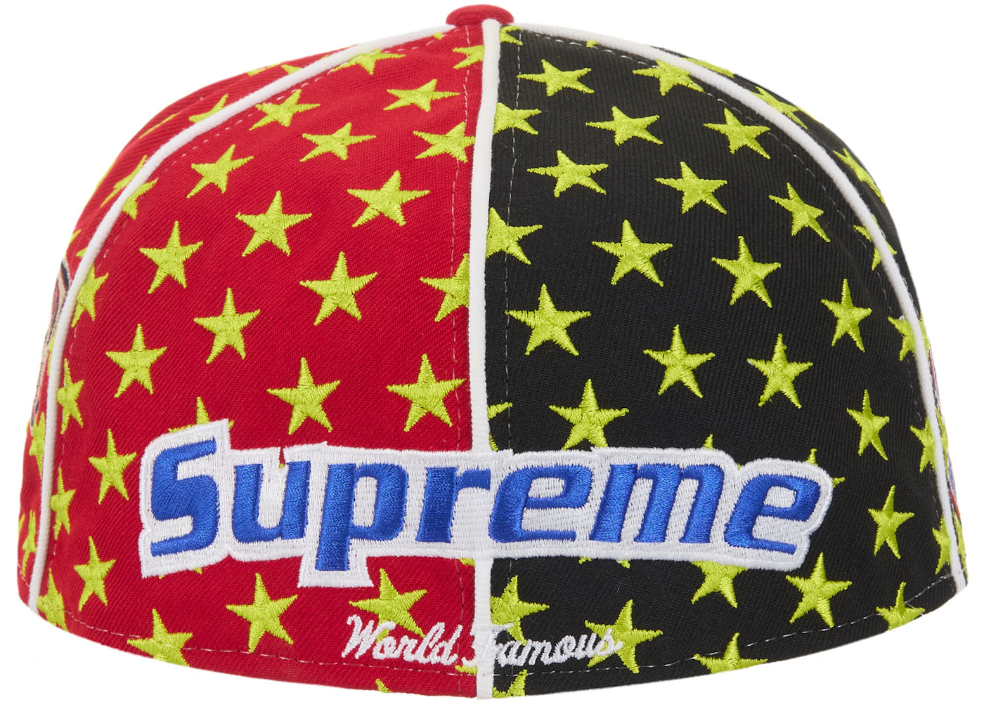 Supreme Mitchell & Ness Teams New Era 59Fifty Fitted Hat Red - vue secondaire B