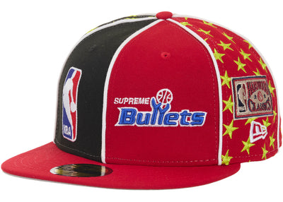 Supreme Mitchell & Ness Teams New Era 59Fifty Fitted Hat Red