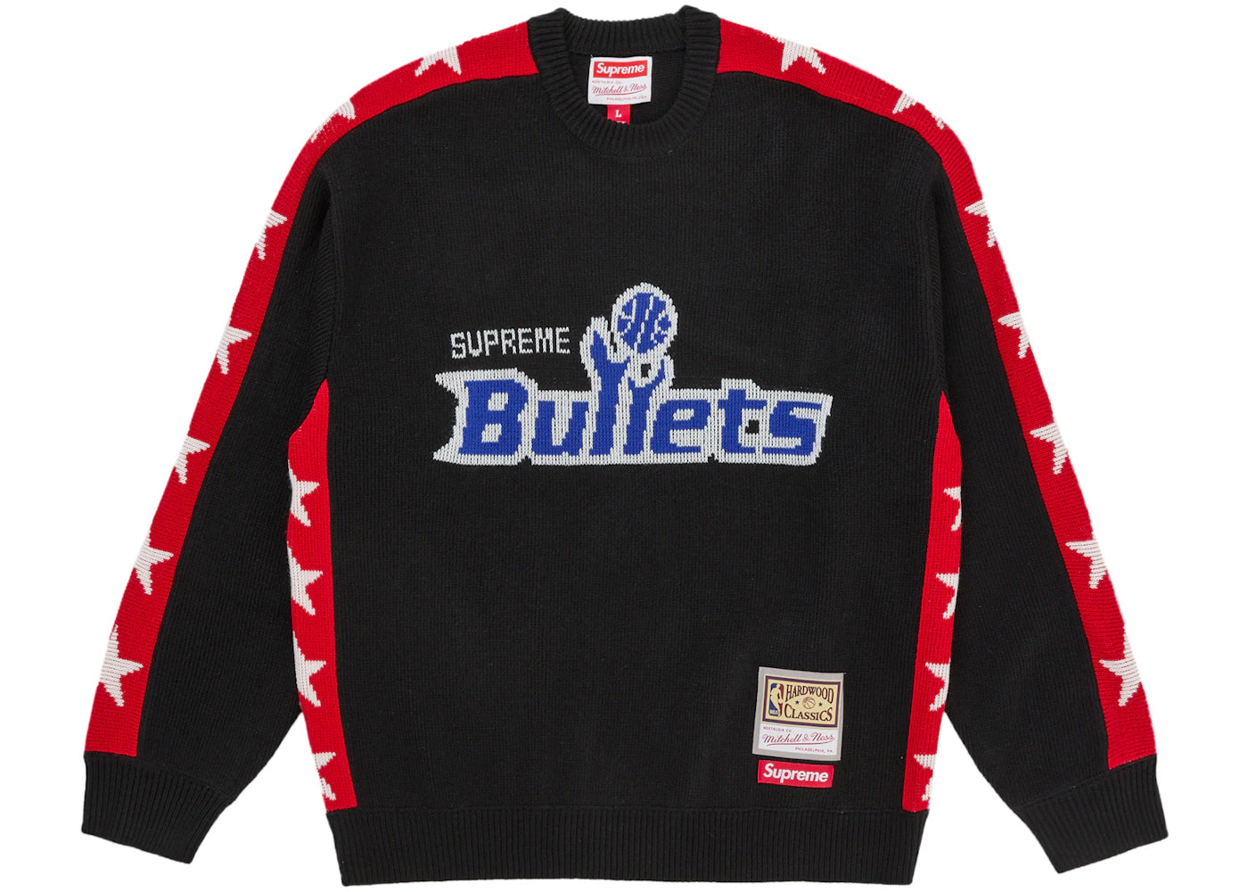 Supreme Mitchell & Ness Teams Sweater Black - vue secondaire A