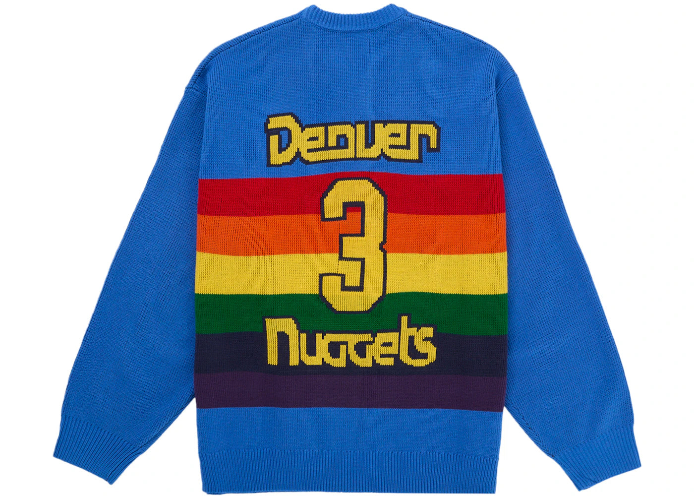 Supreme Mitchell & Ness Teams Sweater Royal - vue secondaire B