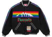Supreme Mitchell & Ness Teams Varsity Jacket Black