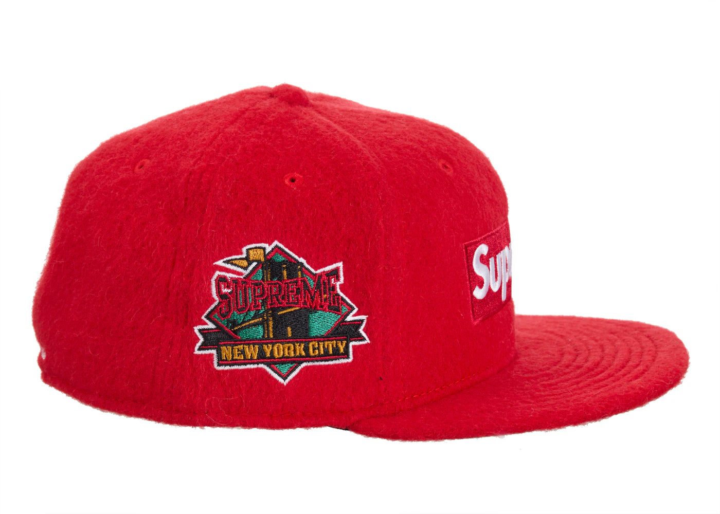 Supreme Mohair Box Logo New Era Red - vue secondaire B
