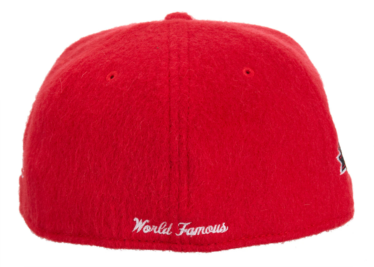 Supreme Mohair Box Logo New Era Red - vue secondaire B
