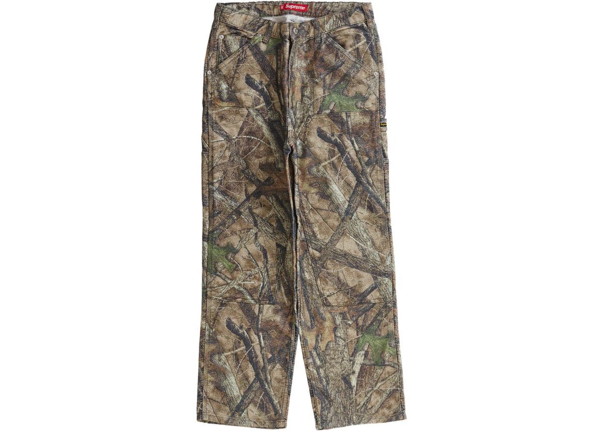 Supreme Moleskin Double Knee Painter Pant (FW23) Camo - vue secondaire A